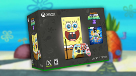 Microsoft представила лимитированную Xbox Series X в виде Губки Боба