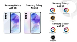 Дисплеи и камеры смартфонов Galaxy A35 и A55 заслужили похвалу от DxOMark