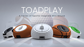Portronics выпустила беспроводную мышь ToadPlay Mini в спортивном дизайне