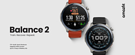 Amazfit выпустила смарт-часы Balance 2 и трекер Helio Strap