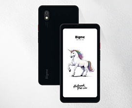 Bigme представила компактный смартфон HiBreak Pro Color с E-Ink-экраном NFC и 5G