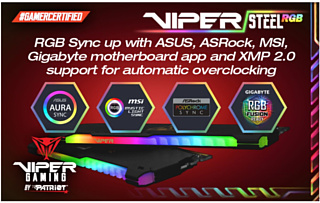 Patriot выпустила новую серию оперативной памяти Viper Steel
