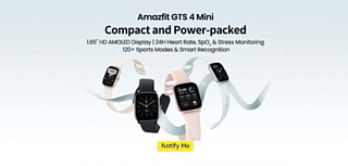 Рекламная страница смарт-часов Amazfit GTS 4 Mini появилась на Amazon