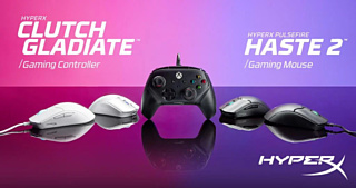 HyperX представила контроллер Clutch Gladiate для Xbox и игровую мышь Pulsefire Haste 2