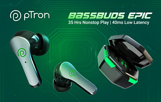 pTron выпустила дешёвые игровые наушники Bassbuds Epic