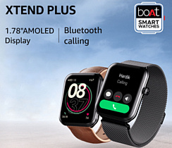 BoAt выпустила бюджетные смарт-часы Xtend Plus с дизайном Apple Watch
