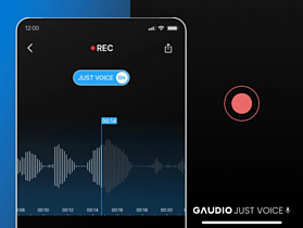 Gaudio Lab выпустила приложение Just Voice Recorder с функциями ИИ для создания чистых голосовых записей