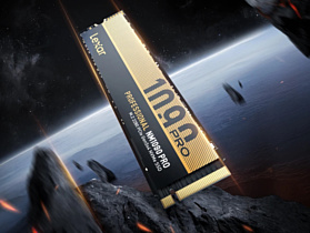 Lexar выпустила твердотельный накопитель NM1090 Pro PCIe 5.0 объёмом до 4 ТБ и скоростью 14 000 МБ/с 