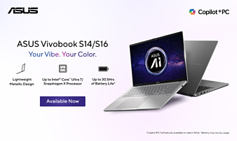 Вышли ноутбуки ASUS Vivobook S14, S16 с ИИ и длительной автономностью