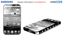 Samsung запатентовала смартфон, покрытый экранами