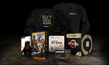 AMD отметила 50-летие выпуском «золотых» версий Ryzen 7 2700X и Radeon VII
