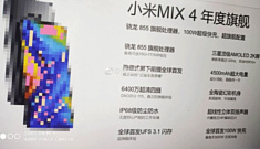 В сеть попал список характеристик Xiaomi Mi Mix 4