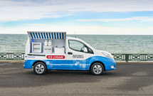 Nissan показала фургон с мороженым на батареях