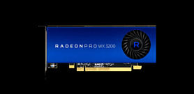 AMD выпустила низкопрофильную профессиональную видеокарту Radeon Pro WX 3200