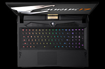 Gigabyte анонсировала флагманский игровой ноутбук Aorus 17