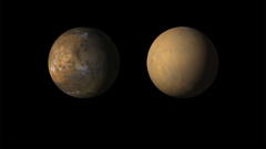 НАСА рассказало о столбах пыли на Марсе размером со штат Невада