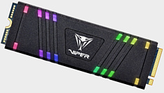 Patriot показала новые скоростные SSD Viper VPR100 с RGB-подсветкой