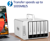 TerraMaster представила продвинутый накопитель данных D5 Thunderbolt 3