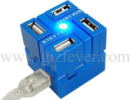 4-портовый USB-концентратор - трансформер