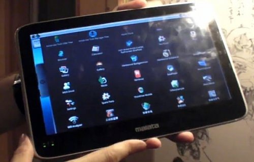 Образцово-показательный Android-планшетник Malata SMB-A1011