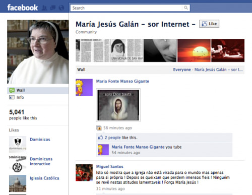 Монахиню отлучили от церкви за общение в Facebook