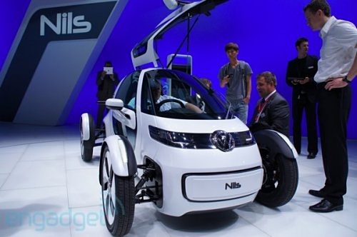 В будущем горожане будут разъезжать на миниатюрных Volkswagen Nils 