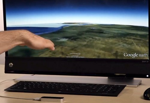 Сервис Google Earth подружился с Leap Motion