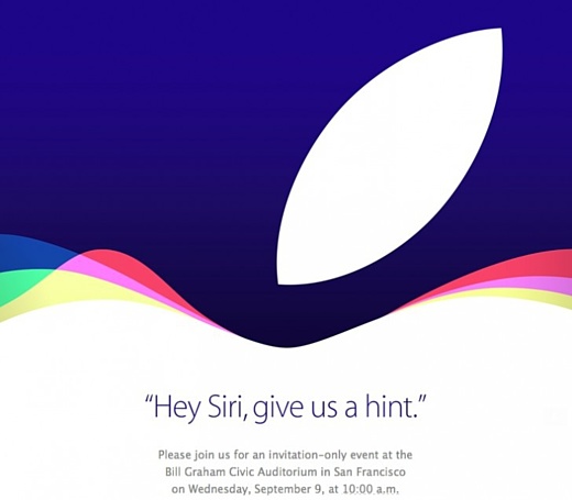 Apple официально объявила о проведении очередной презентации 9 сентября
