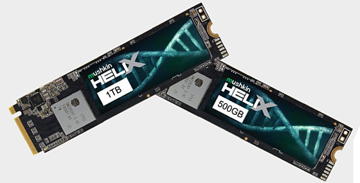 Mushkin представила новые PCIe NVMe SSD-накопители Helix-L