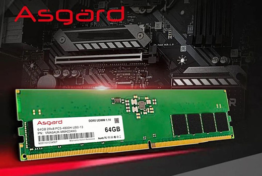 Asgard выпустила оперативную память DDR5-4800 для Intel Alder Lake