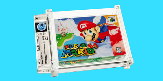 Запечатанный картридж Super Mario 64 продали за $1.5 млн