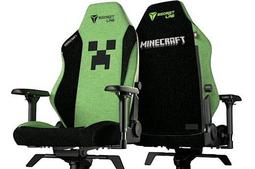 В продаже появилось геймерское кресло в стиле Minecraft
