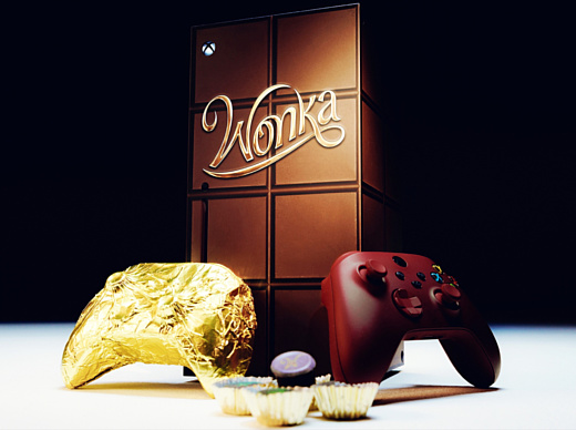 Microsoft представила съедобный контроллер Xbox и версию Xbox Series X Willy Wonka