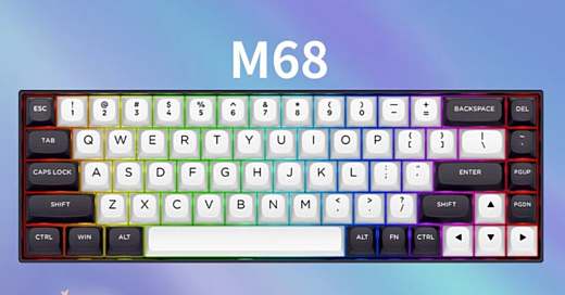 Redragon выпустила проводную механическую клавиатуру M68