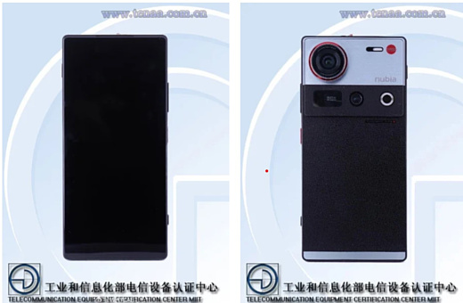 Изображения смартфона Nubia Z70 Ultra Photographer Edition появились в базах данных MIIT и TENAA