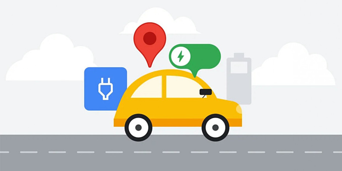 В Google Maps улучшили поиск станций зарядки электромобилей