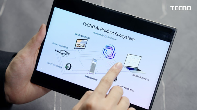 Tecno представила концептуальный смартфон Phantom Ultimate G Fold с необычным механизмом тройного складывания