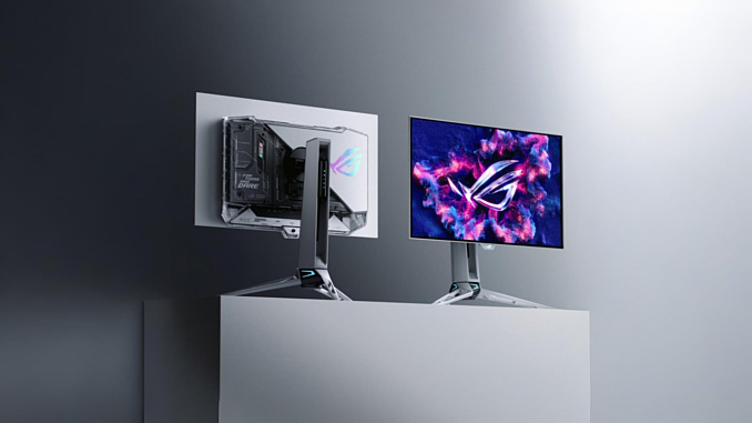 Asus выпустила игровой монитор ROG Swift OLED PG27AQWP-W с поддержкой двух режимов 540 и 720 Гц