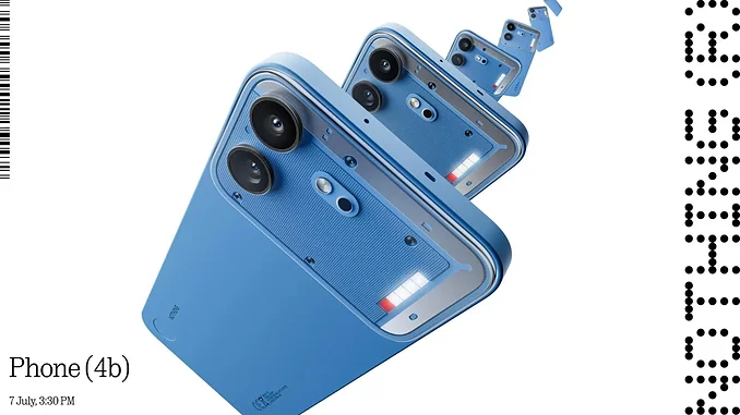 Nothing показала дизайн Phone (4b) до официального анонса