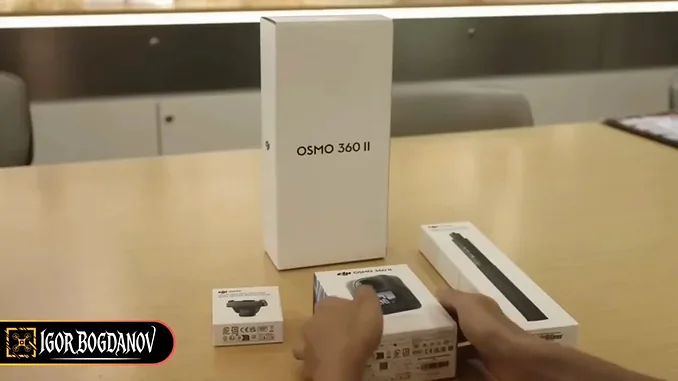Камеру DJI Osmo 360 II показали в видео с распаковкой
