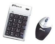 Targus Wireless Keypad Mouse Combo PAKP003E Silver-black USB