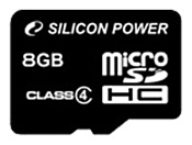 Silicon Power microSDHC 8GB Class 4 Silicon Power microSDHC 8GB Class 4