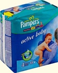 Pampers Active Baby 4+ Maxi Pluse (9-20 кг) 18 шт Pampers Active Baby 4+ Maxi Pluse (9-20 кг) 18 шт