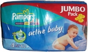 Pampers Active Baby 4+ Maxi Pluse (9-20 кг) Jumbo Pack 62 шт Pampers Active Baby 4+ Maxi Pluse (9-20 кг) Jumbo Pack 62 шт