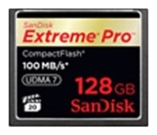 Sandisk Extreme Pro CompactFlash 100MB/s 128Gb