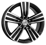 K&K да Винчи 7x16/5x112 D66.6 ET43 Алмаз черный K&K да Винчи 7x16/5x112 D66.6 ET43 Алмаз черный