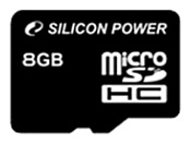 Silicon Power microSDHC 8GB Class 10