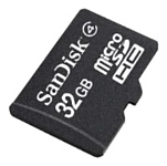 Sandisk microSDHC Card Class 4 32GB + SD adapter Sandisk microSDHC Card Class 4 32GB + SD adapter