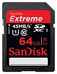 Sandisk Extreme SDXC UHS Class 1 45MB/s 64GB Sandisk Extreme SDXC UHS Class 1 45MB/s 64GB