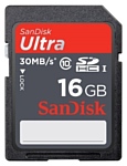 Sandisk Ultra SDHC Class 10 UHS-I 30MB/s 16GB